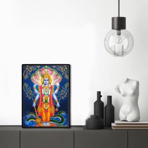 Vishnu Laminated Photo (9x11 Inches Without glass) Divine Blessings for Table and Walls,Home & Office and Temple Decoration Vishnu Laminated Photo (9x11 Inches Without glass) Divine Blessings for Table and Walls,Home & Office and Temple Decoration