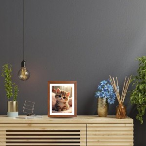 AI Funny Cute Kitty Cat Art Picture for Kids - 10x14 inches, Brown Color - Perfect Wall Decor for Children's Room AI Funny Cute Kitty Cat Art Picture for Kids - 10x14 inches, Brown Color - Perfect Wall Decor for Children's Room
