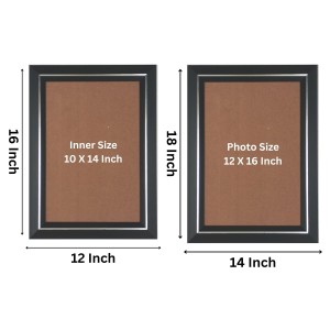 Set of 2 Black Photo Frames for Wall & Table Décor – Sleek Modern Empty Picture Frames for Home & Office, Display Portrait or Landscape Orientation (2, 18x14) Set of 2 Black Photo Frames for Wall & Table Décor – Sleek Modern Empty Picture Frames for Home & Office, Display Portrait or Landscape Orientation (2, 18x14)