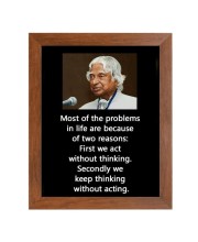 A P J Abdul Kalam & Famous Quote Brown Frame, 18x22InchesInspirational Wall Art for Office, Home DecorIdeal Spiritual Gift A P J Abdul Kalam & Famous Quote Brown Frame, 18x22InchesInspirational Wall Art for Office, Home DecorIdeal Spiritual Gift