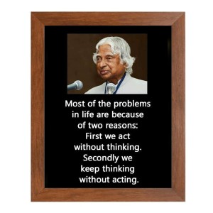 A P J Abdul Kalam & Famous Quote Brown Frame, 12x16InchesInspirational Wall Art for Office, Home DecorIdeal Spiritual Gift A P J Abdul Kalam & Famous Quote Brown Frame, 12x16InchesInspirational Wall Art for Office, Home DecorIdeal Spiritual Gift