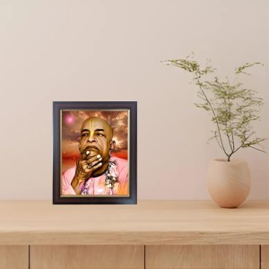 Hitech Sales Bhaktibedanta Swami Prabhupada Photo Frame for Pooja Room, Temple Decor, Home Decoration and Gift Hitech Sales Bhaktibedanta Swami Prabhupada Photo Frame for Pooja Room, Temple Decor, Home Decoration and Gift