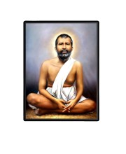 Ramakrishna Paramahansa Laminated Photo - 5x7 Inches, Divine Blessings for Home & Office and Temple Decoration