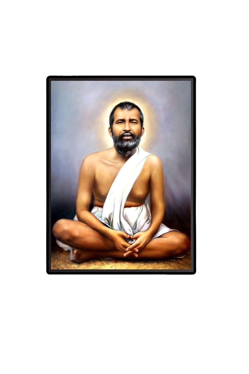 Ramakrishna Paramahansa Laminated Photo - 5x7 Inches, Divine Blessings for Home & Office and Temple Decoration