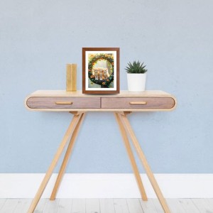 AI Funny Cute Cat Art Picture for Kids - 10x14 inches, Brown Color - Perfect Wall Decor for Children's Room AI Funny Cute Cat Art Picture for Kids - 10x14 inches, Brown Color - Perfect Wall Decor for Children's Room