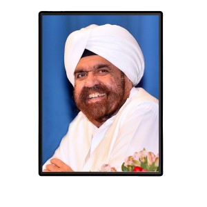 Sant Rajinder Singh Ji Maharaj Laminated Photo (13x15 Inches Without glass) Divine Blessings for Table and Walls,Home & Office and Temple Decoration