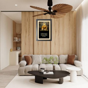 Buddha & His Famous Quote Photo Frame - Brown Frame, 11x15 Inches, Perfect for Office & Wall Decoration, Ideal Gift Buddha & His Famous Quote Photo Frame - Brown Frame, 11x15 Inches, Perfect for Office & Wall Decoration, Ideal Gift