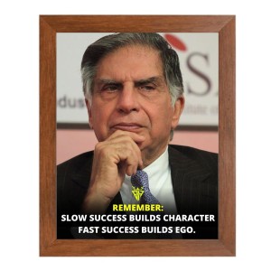 Shree Ratan Naval Tata & Famous Quote Brown Frame, 16x20InchesInspirational Wall Art for Office, Home DecorIdeal Spiritual Gift Shree Ratan Naval Tata & Famous Quote Brown Frame, 16x20InchesInspirational Wall Art for Office, Home DecorIdeal Spiritual Gift