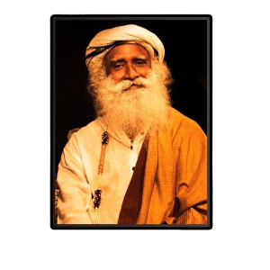 Sadhguru (Jaggi Vasudev) Laminated Photo - 5x7 Inches, Divine Blessings for Home & Office and Temple Decoration