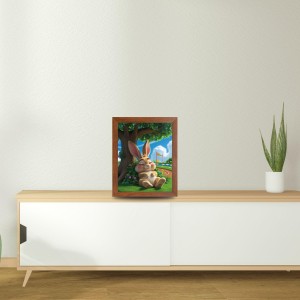 AI Funny Squirrel Art Picture for Kids - 10x14 inches, Brown Color - Perfect Wall Decor for Children's Room AI Funny Squirrel Art Picture for Kids - 10x14 inches, Brown Color - Perfect Wall Decor for Children's Room