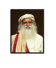 Sadhguru (Jaggi Vasudev) Laminated Photo (9x11 Inches Without glass) Divine Blessings for Table and Walls,Home & Office and Temple Decoration