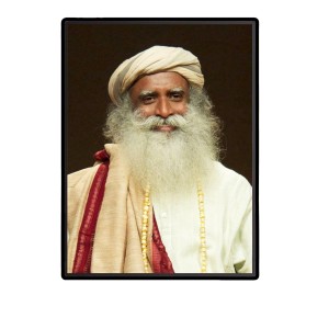 Sadhguru (Jaggi Vasudev) Laminated Photo - 5x7 Inches, Divine Blessings for Home & Office and Temple Decoration