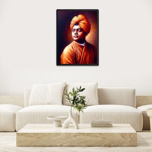 Swami Vivekananda Laminated Photo - 5x7 Inches, Divine Blessings for Home & Office and Temple Decoration