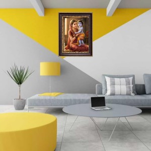 Maa Yashoda Shri Krishna Digital Print Photo 6.7x8.7 inches - Vibrant Religious Wall Art for Home or Office Decor. Maa Yashoda Shri Krishna Digital Print Photo 6.7x8.7 inches - Vibrant Religious Wall Art for Home or Office Decor.