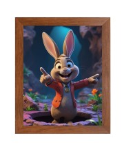 AI Funny Squirrel Art Picture for Kids - 14x18 inches, Brown Color - Perfect Wall Decor for Children's Room AI Funny Squirrel Art Picture for Kids - 14x18 inches, Brown Color - Perfect Wall Decor for Children's Room