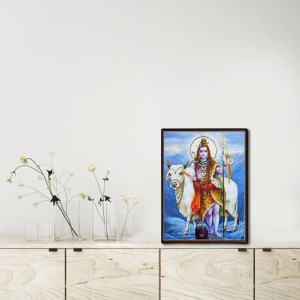Shiva Laminated Photo - 5x7 Inches, Divine Blessings for Home & Office and Temple Decoration Shiva Laminated Photo - 5x7 Inches, Divine Blessings for Home & Office and Temple Decoration