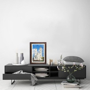 Vallarpadam Church Church Photo Frame, Beautiful Elegant Framed Wall Art of Iconic Cathedral Vallarpadam Church Church Photo Frame, Beautiful Elegant Framed Wall Art of Iconic Cathedral