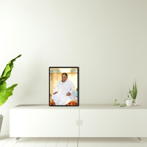 Mata Amritanandamayi (Amma) Laminated Photo - 5x7 Inches, Divine Blessings for Home & Office and Temple Decoration Mata Amritanandamayi (Amma) Laminated Photo - 5x7 Inches, Divine Blessings for Home & Office and Temple Decoration