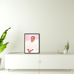 Mata Amritanandamayi (Amma) Laminated Photo - 11x13 Inches, Divine Blessings for Home & Office and Temple Decoration Mata Amritanandamayi (Amma) Laminated Photo - 11x13 Inches, Divine Blessings for Home & Office and Temple Decoration
