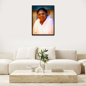 Mata Amritanandamayi (Amma) Laminated Photo - 5x7 Inches, Divine Blessings for Home & Office and Temple Decoration Mata Amritanandamayi (Amma) Laminated Photo - 5x7 Inches, Divine Blessings for Home & Office and Temple Decoration