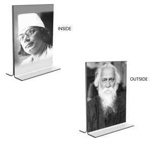Kazi Nazrul & Sri Rabindranath Tagore Acrylic T-Style Photo Stand - 11x13 Inches, Compact and Stylish Spiritual Display, easily change 2 photos (Pack of 1) Kazi Nazrul & Sri Rabindranath Tagore Acrylic T-Style Photo Stand - 11x13 Inches, Compact and Stylish Spiritual Display, easily change 2 photos (Pack of 1)