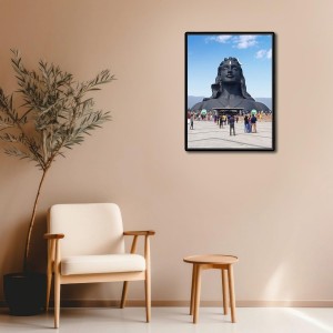 Adiyogi Laminated Photo - 5x7 Inches, Divine Blessings for Home & Office and Temple Decoration Adiyogi Laminated Photo - 5x7 Inches, Divine Blessings for Home & Office and Temple Decoration