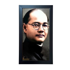 Hitech Sales Netaji Subhas Chandra Bose Wall-Mount Rectangular Polystyrene Photo Frame | Home Decoration and Gifting | 9.6 x 15.6 inches | Black | Pack of 1 | Printed Photo Hitech Sales Netaji Subhas Chandra Bose Wall-Mount Rectangular Polystyrene Photo Frame | Home Decoration and Gifting | 9.6 x 15.6 inches | Black | Pack of 1 | Printed Photo
