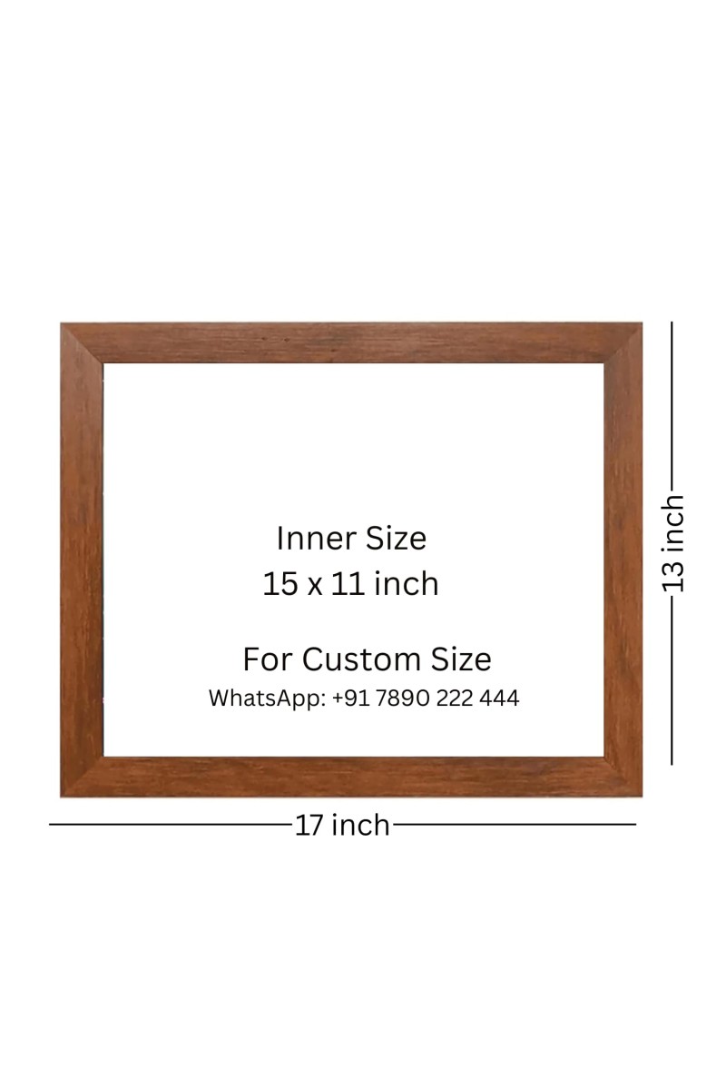 Lord ganesh and kartikeya Photo Frame - 13x17Inches - Spiritual Artwork for Home Decor, Puja Room and Office Decoration