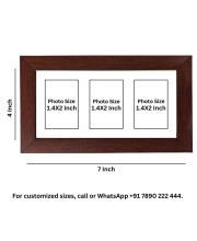 Sri Vishwakarma, Sri Lord Shiva and Sri Ganesh Color Photo Frame - 5x7 Inch, Elegant Religious Home & Temple Decor