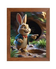 AI Funny Squirrel Art Picture for Kids - 18x22 inches, Brown Color - Perfect Wall Decor for Children's Room AI Funny Squirrel Art Picture for Kids - 18x22 inches, Brown Color - Perfect Wall Decor for Children's Room