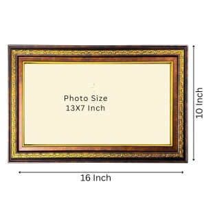 Swami Vivekananda, Ramakrishna Paramhansa & Sarada Maa Photo Frame | 3-in-1 Wooden Wall Frame with Golden Border | Spiritual Wall Decor for Living Room, Office & Gift Purpose Swami Vivekananda, Ramakrishna Paramhansa & Sarada Maa Photo Frame | 3-in-1 Wooden Wall Frame with Golden Border | Spiritual Wall Decor for Living Room, Office & Gift Purpose