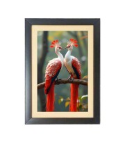 A lively, cheerful and festive auspicious birds Black Photo Frame Funny Animal and Bird Cartoon Art A lively, cheerful and festive auspicious birds Black Photo Frame Funny Animal and Bird Cartoon Art