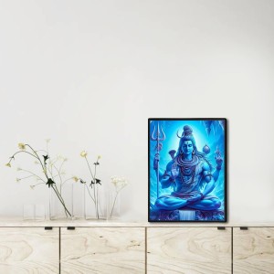 Shiva Laminated Photo - 5x7 Inches, Divine Blessings for Home & Office and Temple Decoration Shiva Laminated Photo - 5x7 Inches, Divine Blessings for Home & Office and Temple Decoration