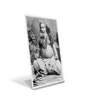 Car Desk/Table Top BijoyKrishna Goswami Acrylic L-Style Photo Stand - 2.5x3.5 Inches, Compact And Stylish Spiritual Display (F6730)