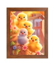 AI Funny Cute Duck Art Picture for Kids - 10x14 inches, Brown Color - Perfect Wall Decor for Children's Room AI Funny Cute Duck Art Picture for Kids - 10x14 inches, Brown Color - Perfect Wall Decor for Children's Room