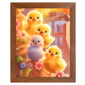 AI Funny Cute Duck Art Picture for Kids - 10x14 inches, Brown Color - Perfect Wall Decor for Children's Room AI Funny Cute Duck Art Picture for Kids - 10x14 inches, Brown Color - Perfect Wall Decor for Children's Room