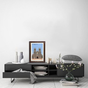 Arthunkal Basilica Church Photo Frame, Beautiful Elegant Framed Wall Art of Iconic Cathedral Arthunkal Basilica Church Photo Frame, Beautiful Elegant Framed Wall Art of Iconic Cathedral
