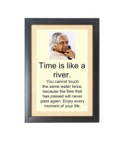 A. P. J. Abdul Kalam & His Famous Quote Photo Frame - Brown Frame, 11x15 Inches, Perfect for Office & Wall Decoration, Ideal Gift A. P. J. Abdul Kalam & His Famous Quote Photo Frame - Brown Frame, 11x15 Inches, Perfect for Office & Wall Decoration, Ideal Gift