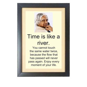 A. P. J. Abdul Kalam & His Famous Quote Photo Frame - Brown Frame, 11x15 Inches, Perfect for Office & Wall Decoration, Ideal Gift A. P. J. Abdul Kalam & His Famous Quote Photo Frame - Brown Frame, 11x15 Inches, Perfect for Office & Wall Decoration, Ideal Gift