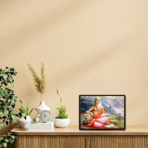 Vyasa Laminated Photo - 5x7 Inches, Divine Blessings for Home & Office and Temple Decoration Vyasa Laminated Photo - 5x7 Inches, Divine Blessings for Home & Office and Temple Decoration