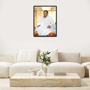 Mata Amritanandamayi (Amma) Laminated Photo - 5x7 Inches, Divine Blessings for Home & Office and Temple Decoration Mata Amritanandamayi (Amma) Laminated Photo - 5x7 Inches, Divine Blessings for Home & Office and Temple Decoration