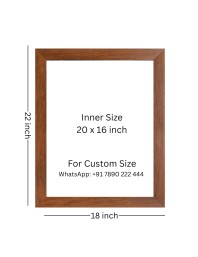 A P J Abdul Kalam & Famous Quote Brown Frame, 18x22InchesInspirational Wall Art for Office, Home DecorIdeal Spiritual Gift