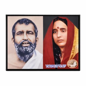 Ramakrishna Paramhansa & Sarada Ma Laminated Photo Frame | Wall & Tabletop Decor | Spiritual Home & Office Gift | Living Room & Wall Mount Ramakrishna Paramhansa & Sarada Ma Laminated Photo Frame | Wall & Tabletop Decor | Spiritual Home & Office Gift | Living Room & Wall Mount