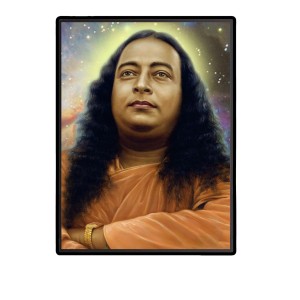 Paramahansa Yogananda Laminated Photo - 13x15 Inches, Divine Blessings for Home & Office and Temple Decoration