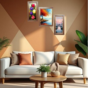 3-Pack Whispers Through the Leaves Photo Frames - 2 Pieces 6x13 Inch & 1 Piece 10x13 Inch - Rustic Wall Art for Home & Office Decor - Botanical Wall Hanging for Living Room, Bedroom, or Workspac 3-Pack Whispers Through the Leaves Photo Frames - 2 Pieces 6x13 Inch & 1 Piece 10x13 Inch - Rustic Wall Art for Home & Office Decor - Botanical Wall Hanging for Living Room, Bedroom, or Workspac