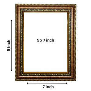 HiTech SalesMaa Devi Sarada ji photo frame for wall hanging/gift/temple/puja room/home decor with PVC Frame & Front Face - Glass (9 x 7 in)