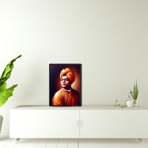 Swami Vivekananda Laminated Photo - 5x7 Inches, Divine Blessings for Home & Office and Temple Decoration