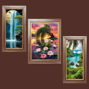 3-Pack The Diverse Faces of Nature Photo Frames - 2 Pieces 12x19 Inch & 1 Piece 16x19 Inch - Rustic Wall Art for Home & Office Decor - Botanical Wall Hanging for Living Room, Bedroom, or Workspa 3-Pack The Diverse Faces of Nature Photo Frames - 2 Pieces 12x19 Inch & 1 Piece 16x19 Inch - Rustic Wall Art for Home & Office Decor - Botanical Wall Hanging for Living Room, Bedroom, or Workspa
