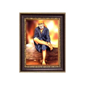 Sri Sai Baba Digital Print Photo 6.7x8.7 inches - Vibrant Religious Wall Art for Home, Office and Temple Decor. Sri Sai Baba Digital Print Photo 6.7x8.7 inches - Vibrant Religious Wall Art for Home, Office and Temple Decor.