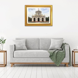 Roman Catholic Archdiocese Church Photo Frame, Beautiful Elegant Framed Wall Art of Iconic Cathedral Roman Catholic Archdiocese Church Photo Frame, Beautiful Elegant Framed Wall Art of Iconic Cathedral